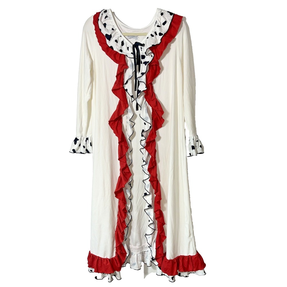 ONLY LITTLE ONCE Cruella Deville Dalmations Womens Size Small Robe Kimona